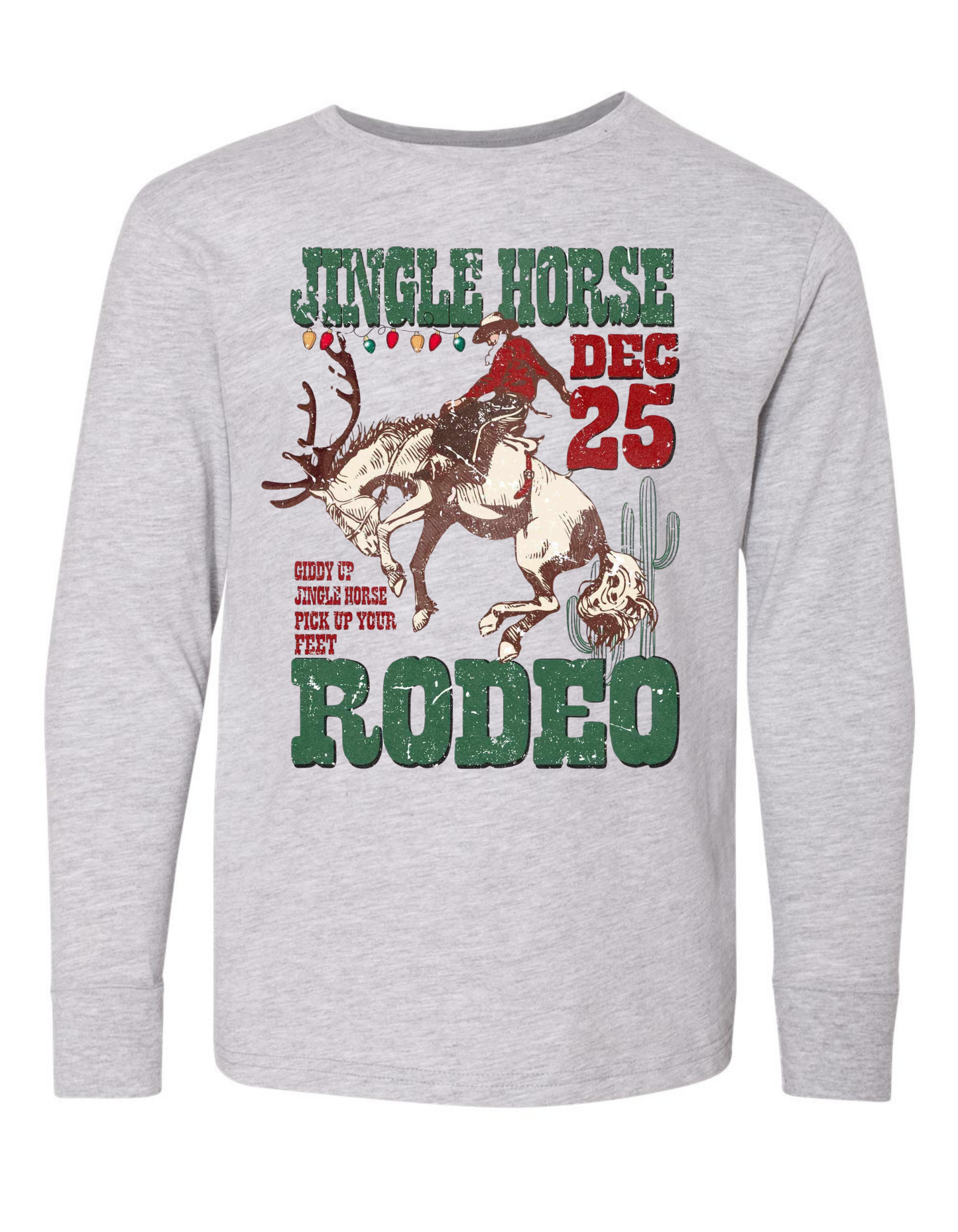 Jingle Horse Rodeo Long Sleeve Specialty Tee