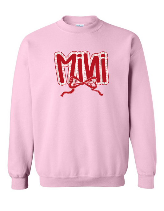 Heartfelt Bow Mini Sweatshirt