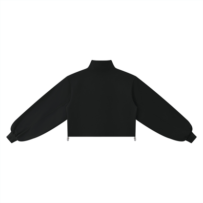 Heavyweight Cropped Quarter-Zip