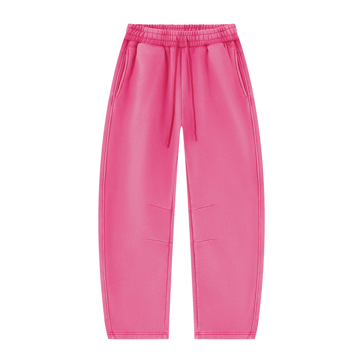 Vintage Wash Barrel-Leg Sweatpants