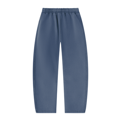 Vintage Wash Barrel-Leg Sweatpants