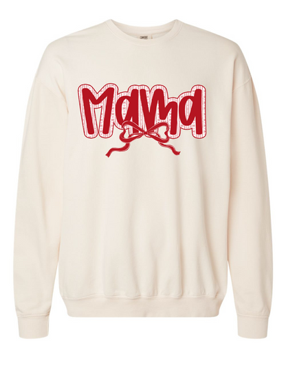 Heartfelt Bow Mama Sweatshirt