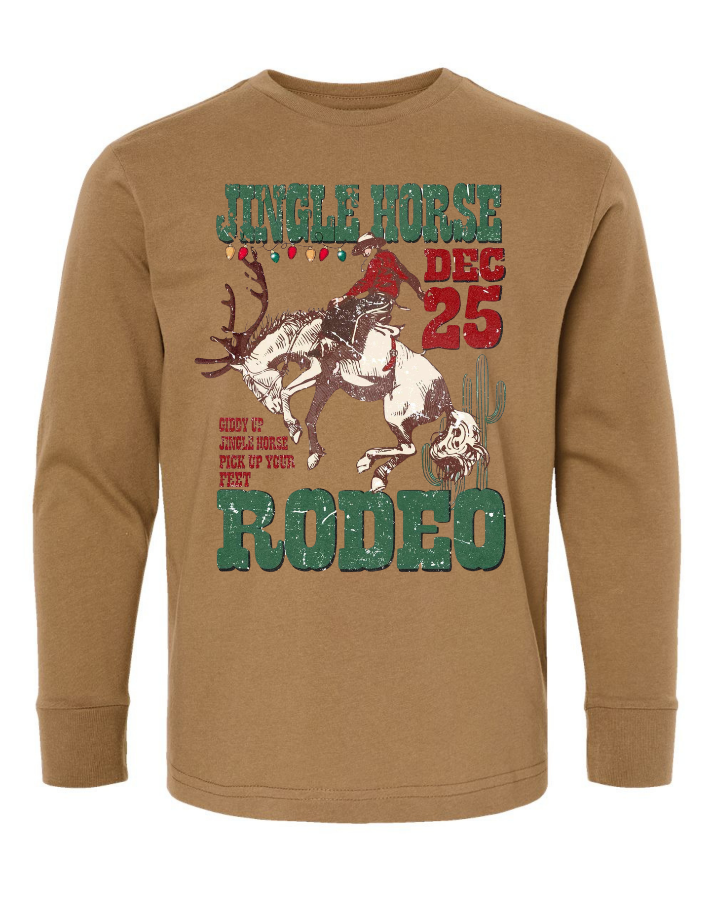 Jingle Horse Rodeo Long Sleeve Specialty Tee