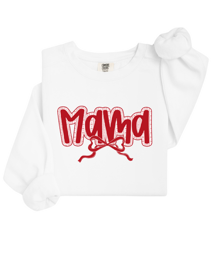 Heartfelt Bow Mama Sweatshirt