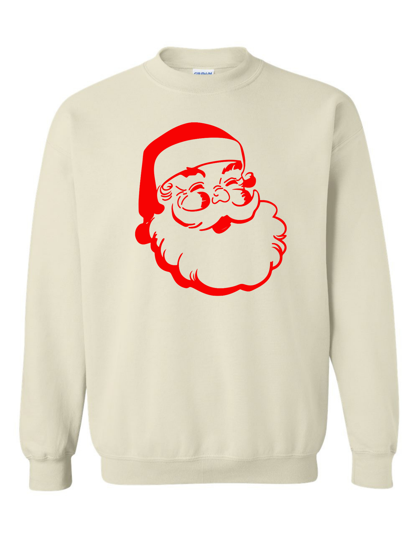 Red Simple Santa Sweatshirt