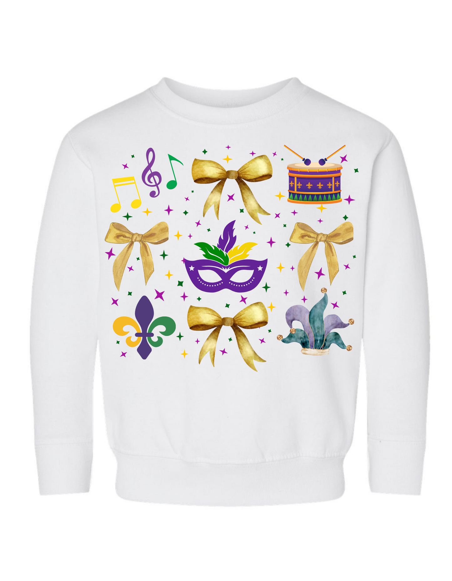 Coquette Mardi Gras Sweatshirt