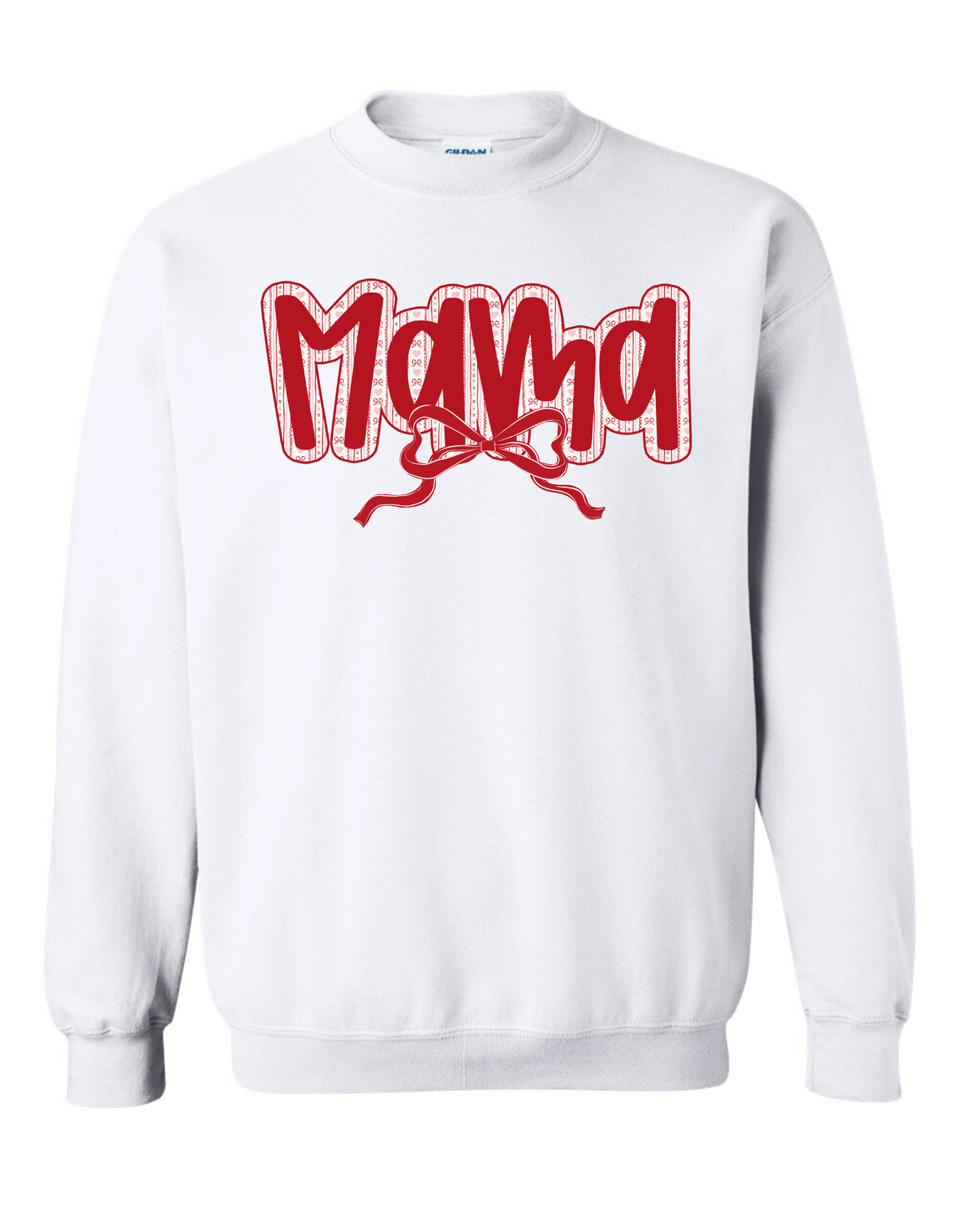 Heartfelt Bow Mama Sweatshirt