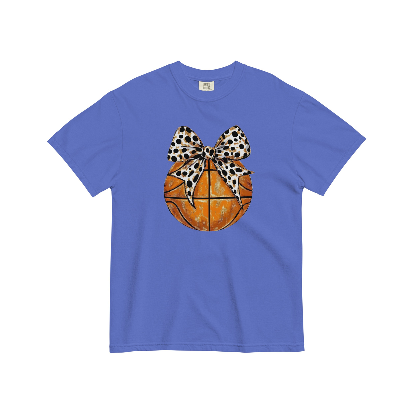 Basketball Bow Graphic Tee (Optional Personalization)