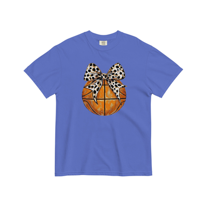 Basketball Bow Graphic Tee (Optional Personalization)