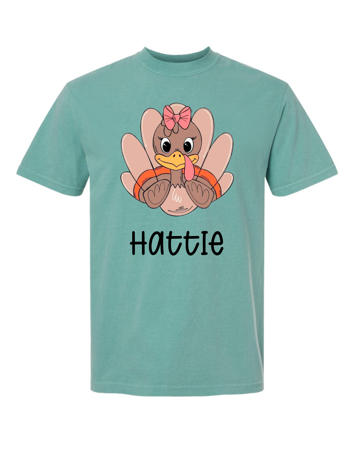 Boy + Girl Gobble Gobble Comfort Color Tee