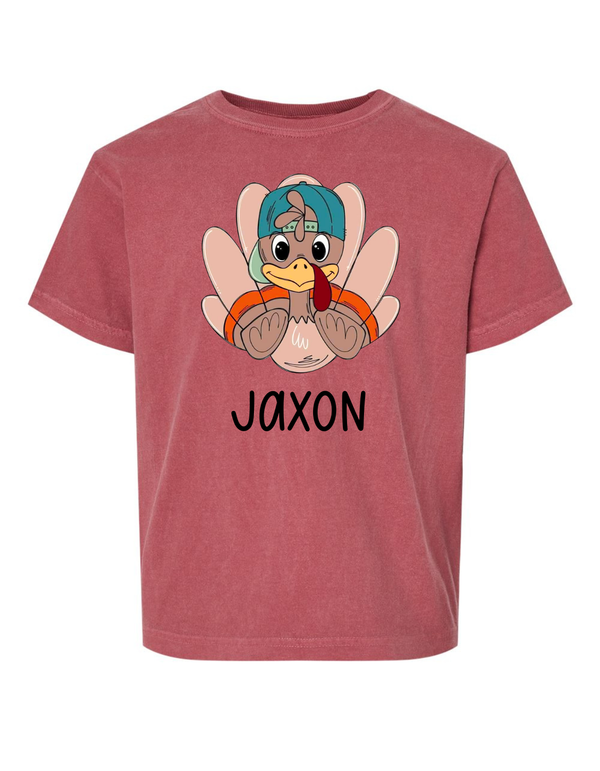 Boy + Girl Gobble Gobble Comfort Color Tee