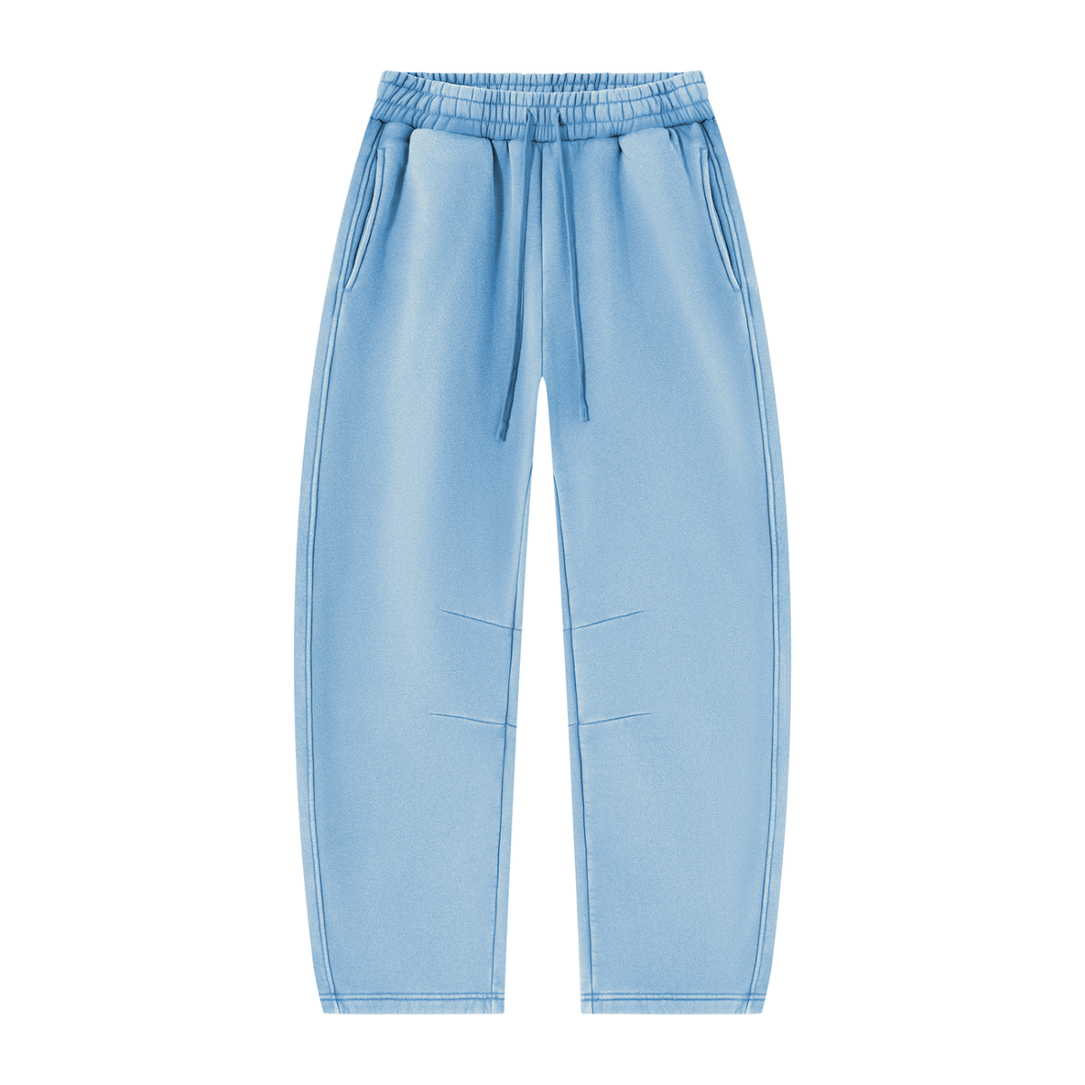 Vintage Wash Barrel-Leg Sweatpants