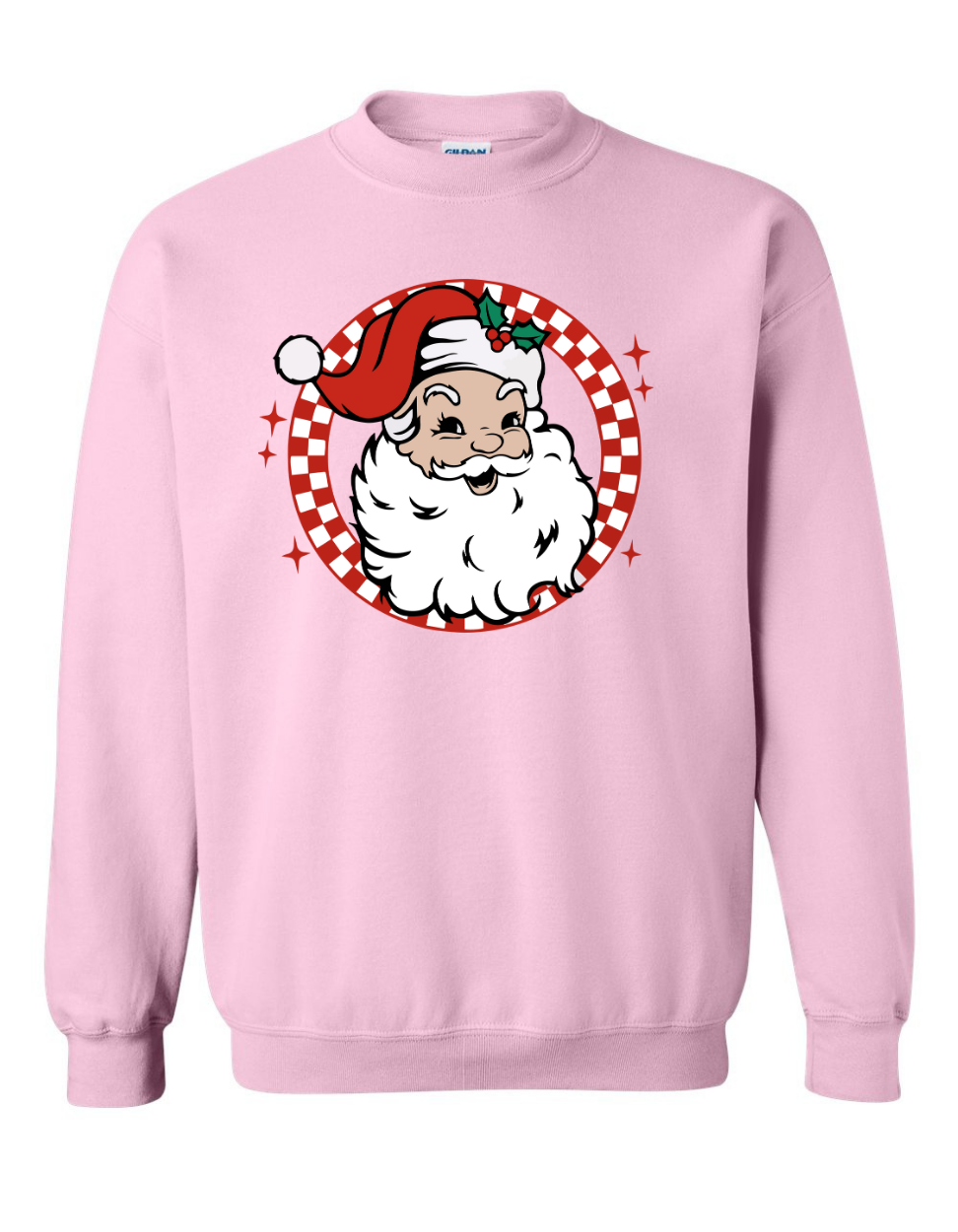 Retro White Santa Sweatshirt