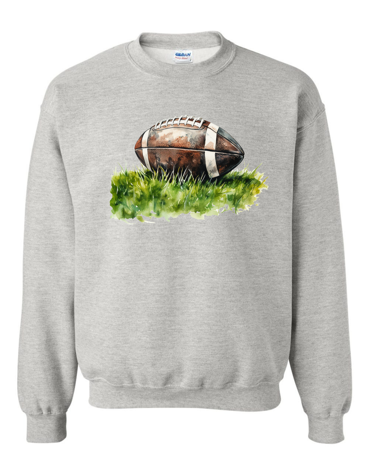 Watercolor Football Sweatshirt