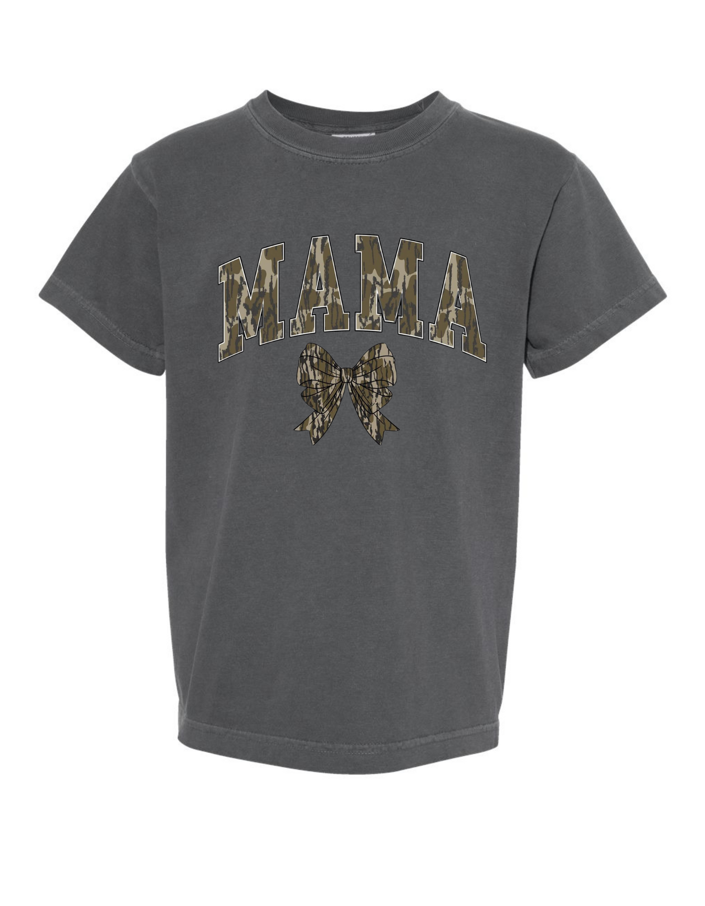 Mama Bottomland Camo Comfort Color Tee (Sweatshirts available)