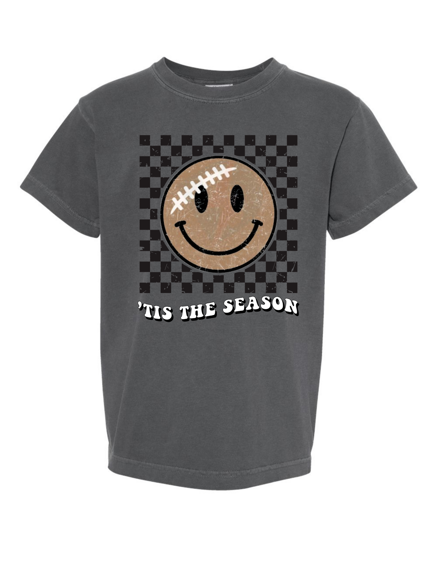 'Tis the Season Football Comfort Color Tee