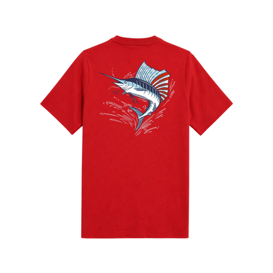 Patriotic Marlin Essential Tee