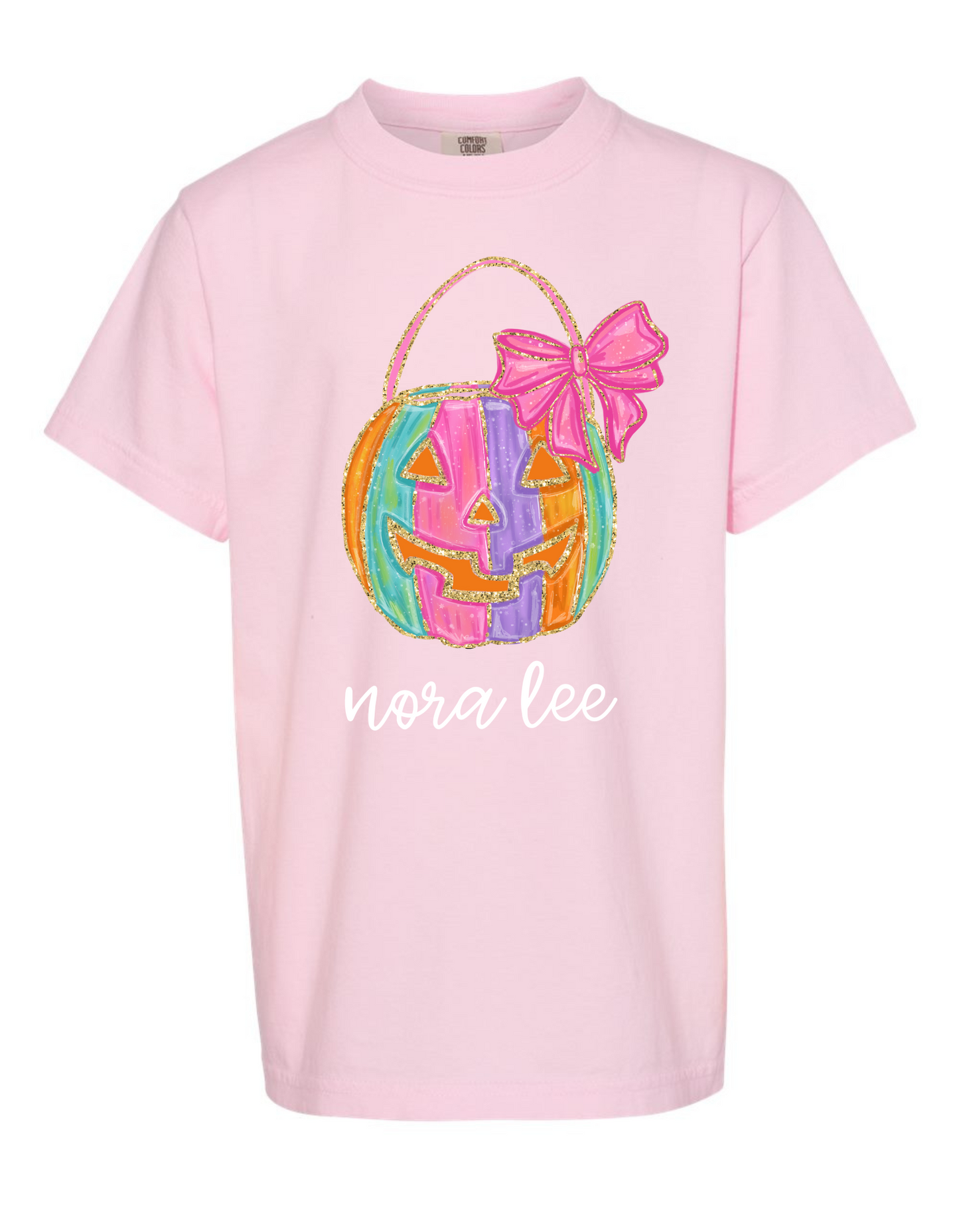 Girls Halloween Basket Comfort Color + Specialty Tees