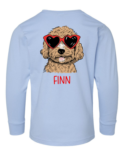 Valentine's Day Doodle Long Sleeve Specialty Tee