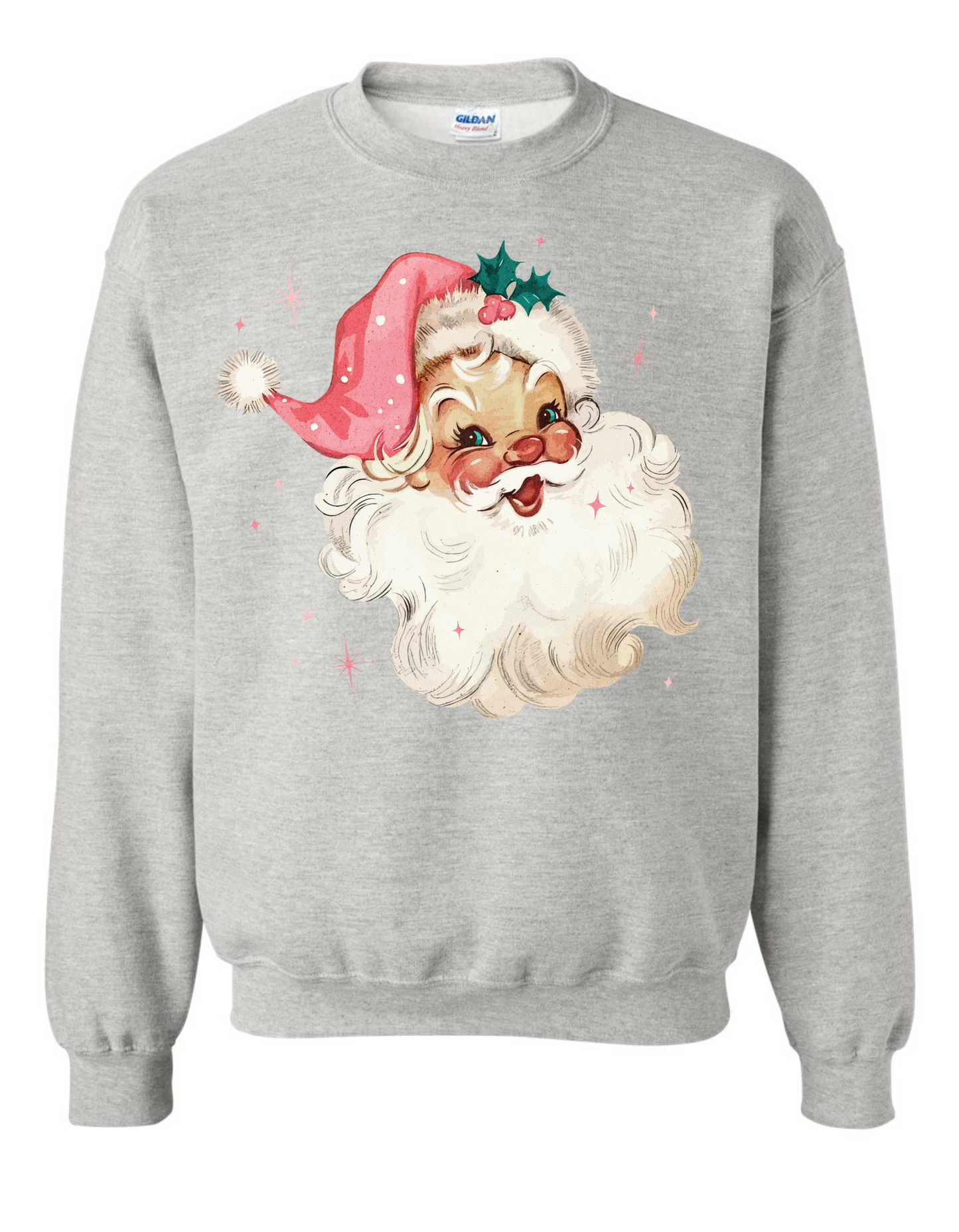 White Vintage Santa Sweatshirt