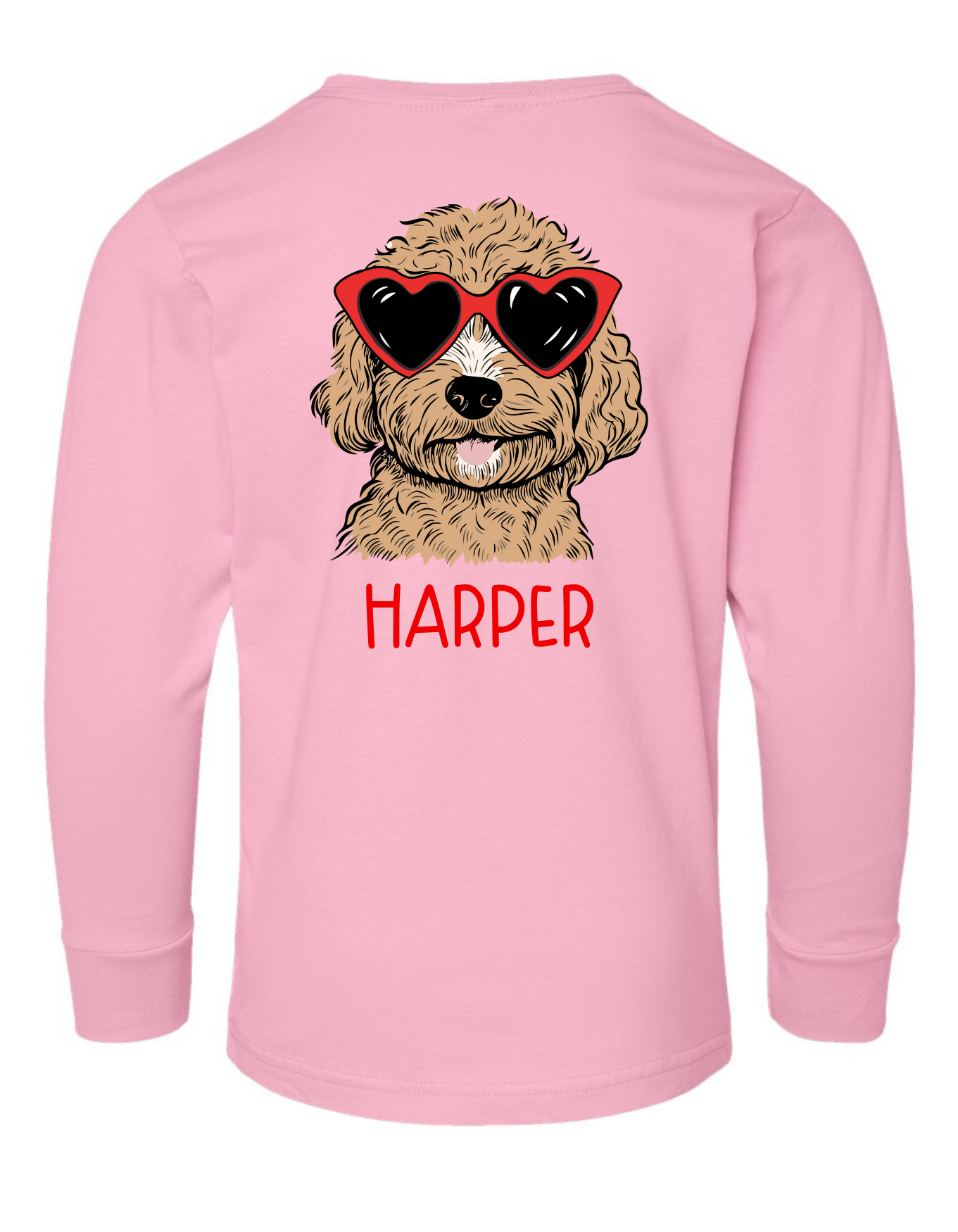 Valentine's Day Doodle Long Sleeve Specialty Tee