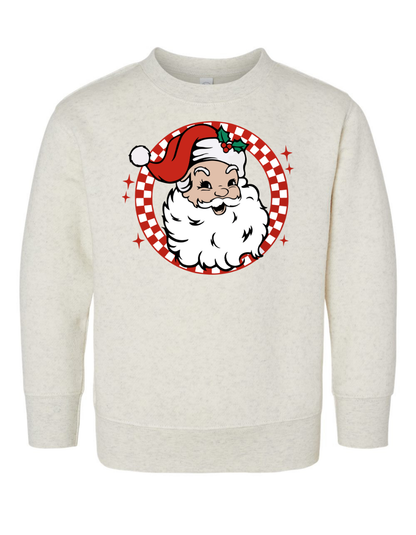 Retro White Santa Sweatshirt