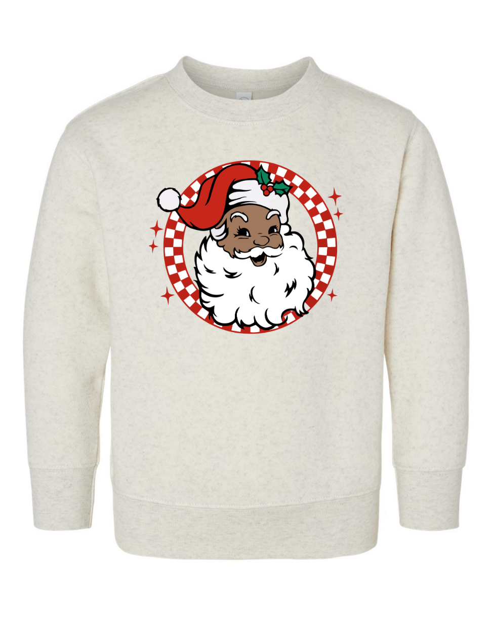 Retro Brown Santa Sweatshirt