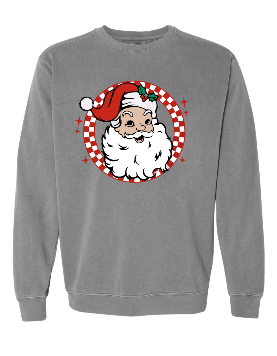 Retro White Santa Sweatshirt