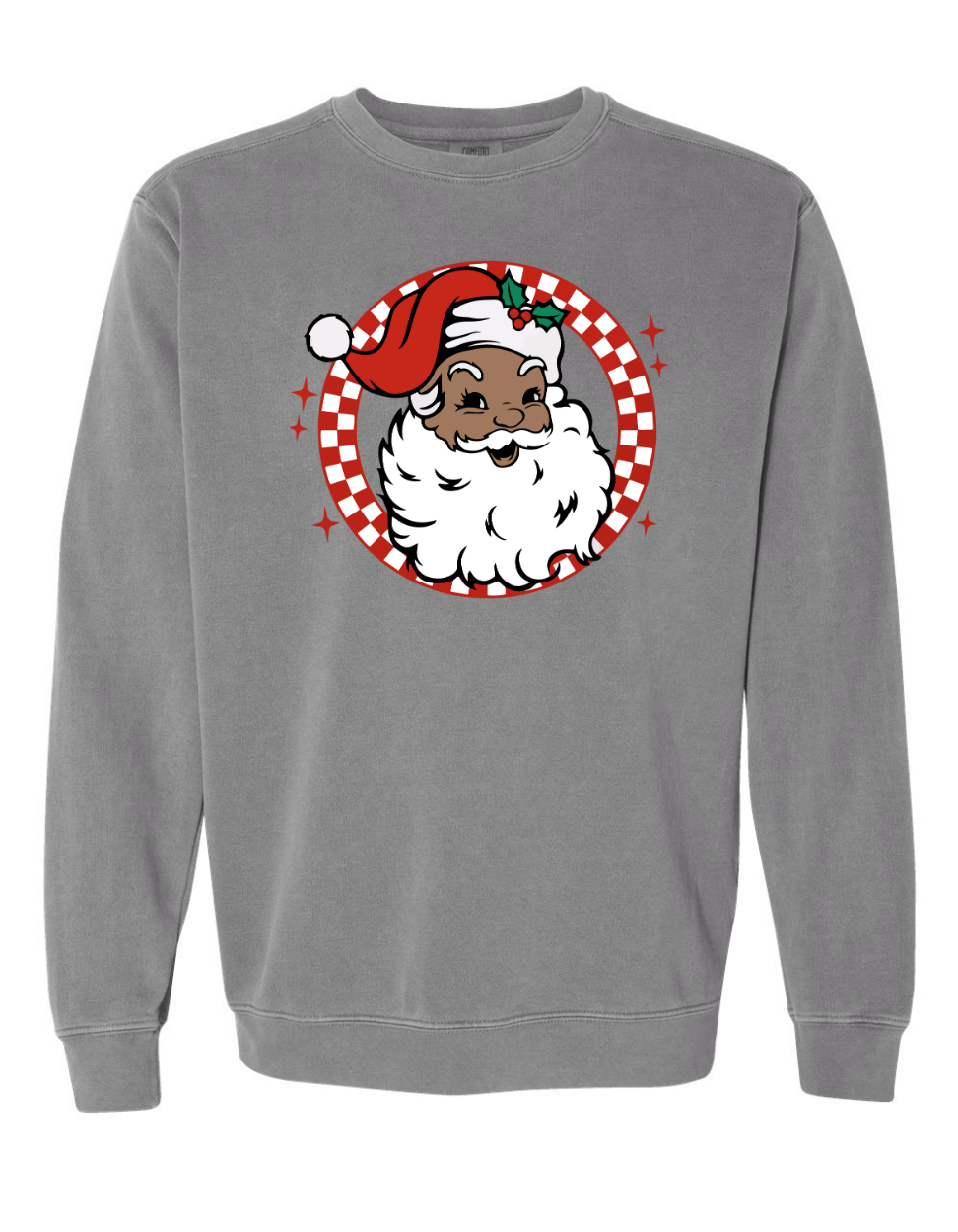 Retro Brown Santa Sweatshirt