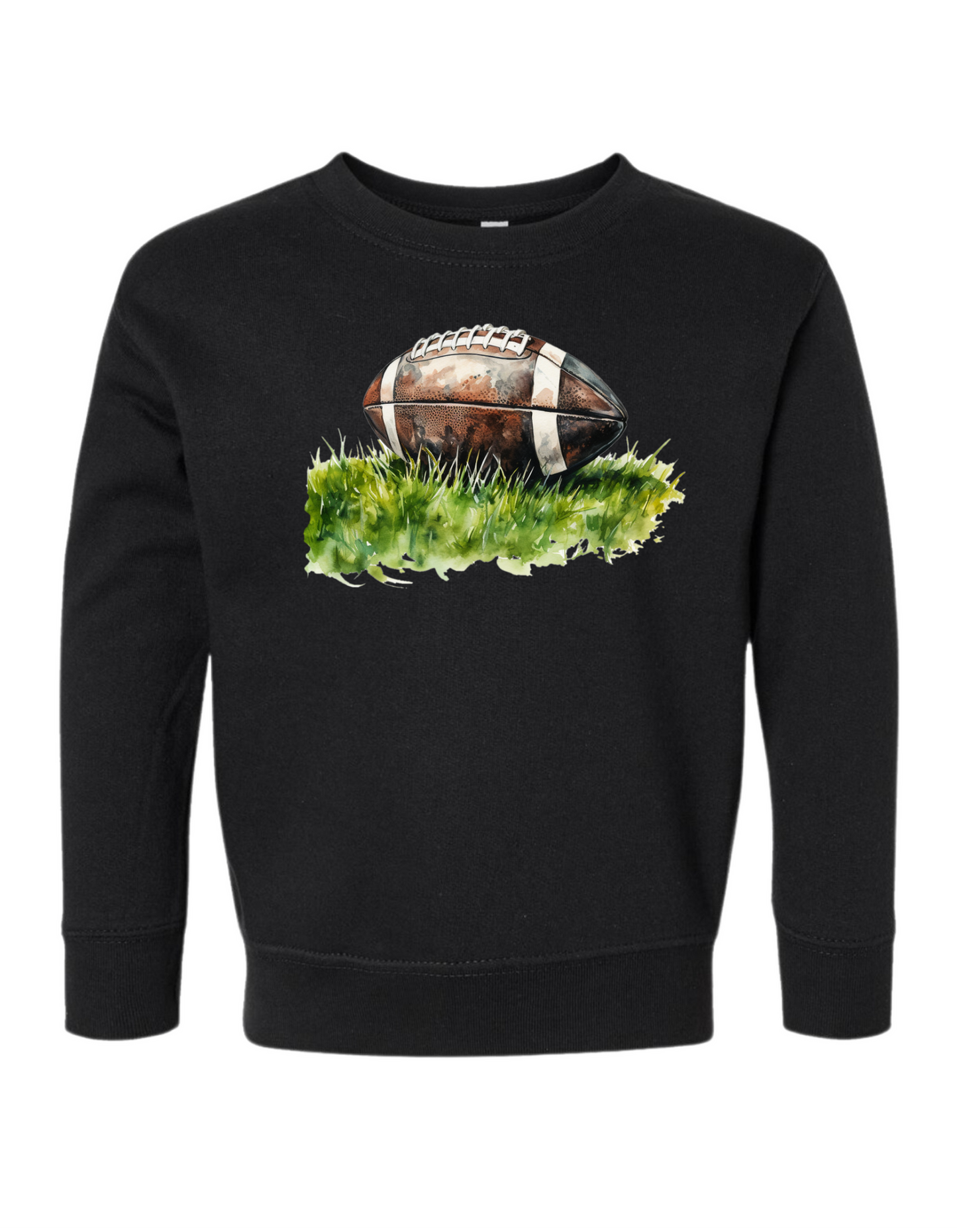 Watercolor Football Sweatshirt