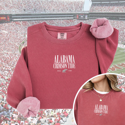Alabama Crimson Tide Embroidered Sweatshirt