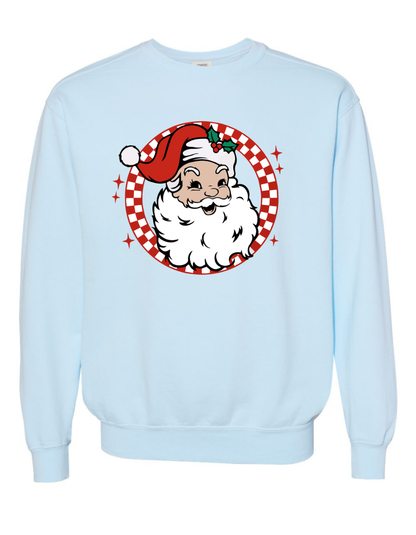 Retro White Santa Sweatshirt