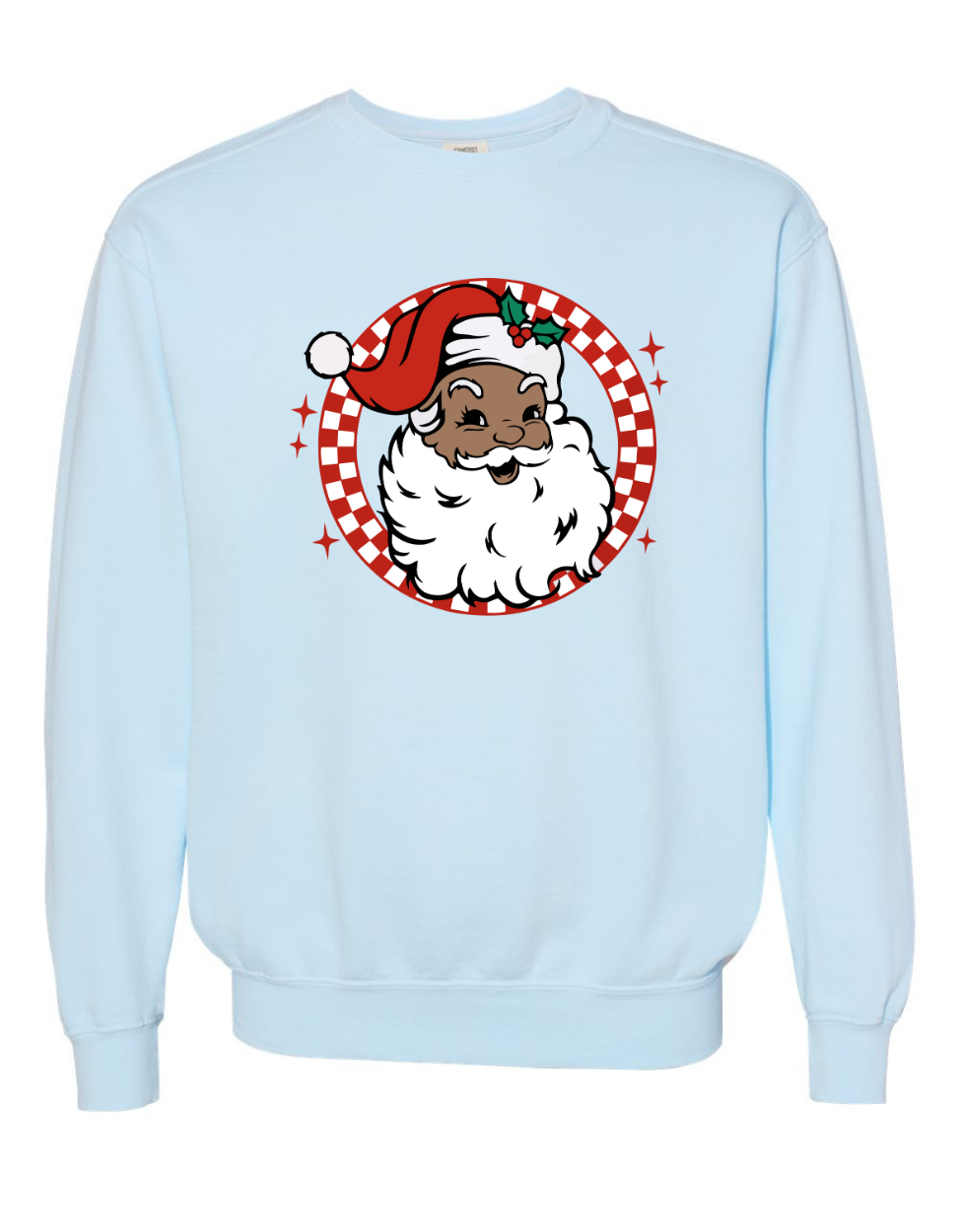 Retro Brown Santa Sweatshirt