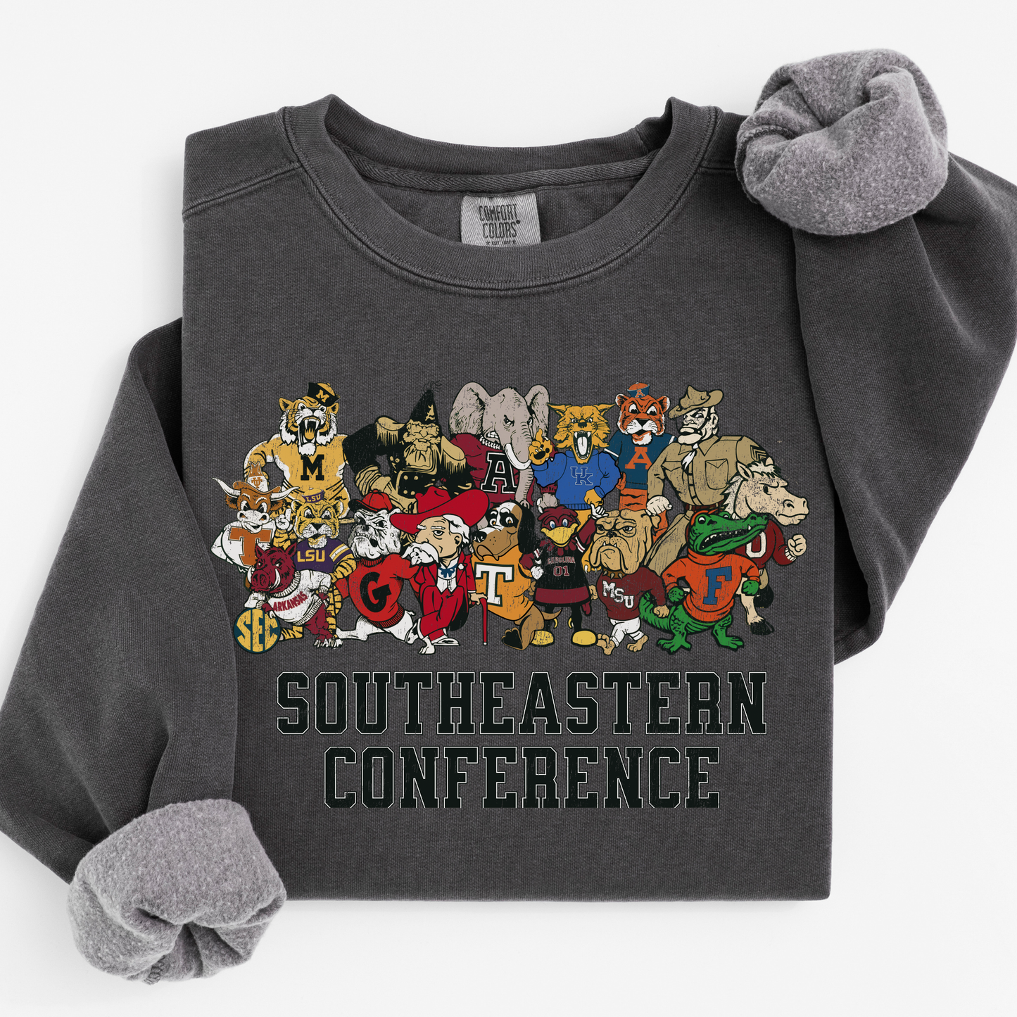 Vintage SEC College Mascots Sweatshirt