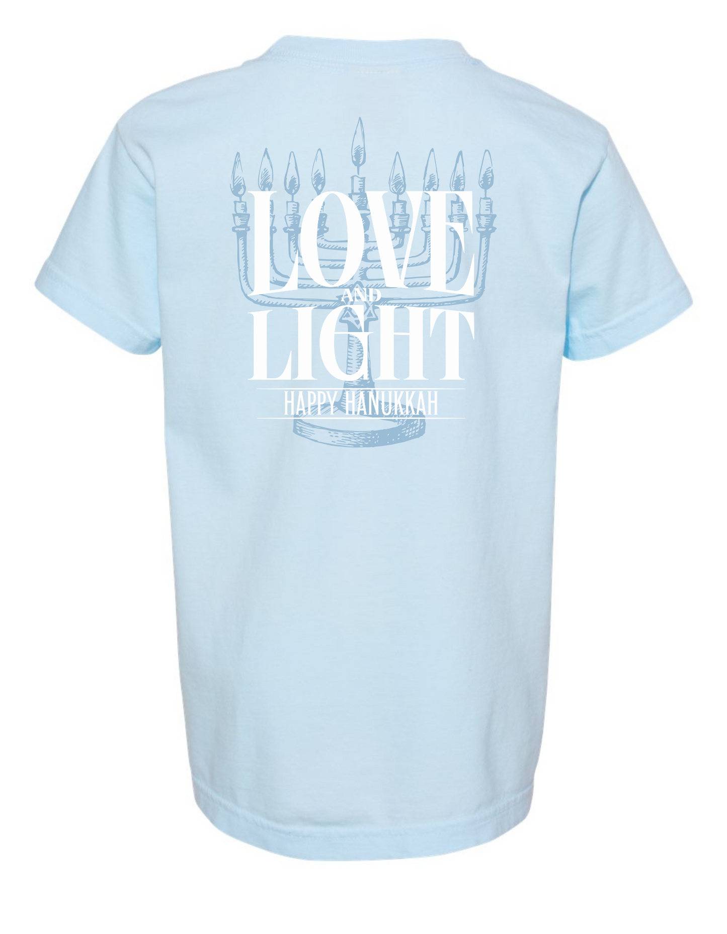 Happy Hanukkah Comfort Color Tee