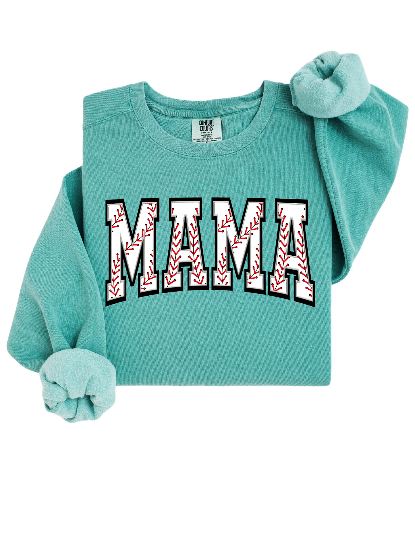 Baseball Laces Mama Sweatshirt