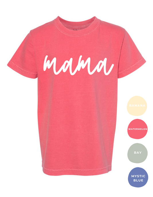 Cursive Mama Comfort Color Tee