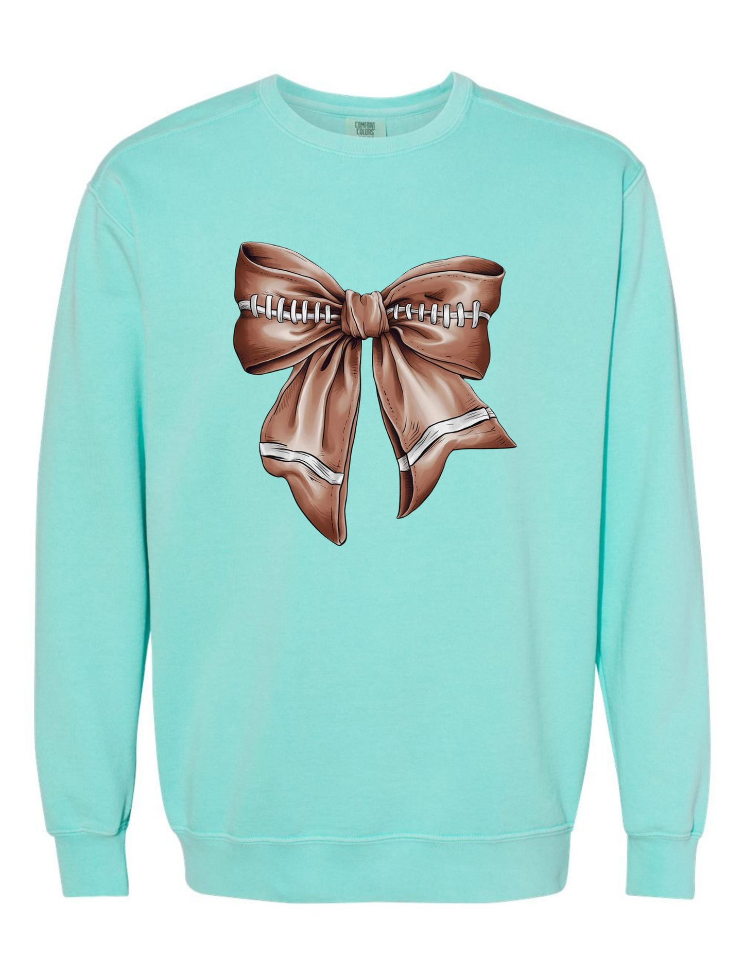 Football Bow Sweatshirt