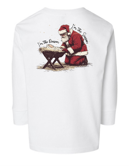 Jesus- The Reason for the Season Long Sleeve Specialty Tee