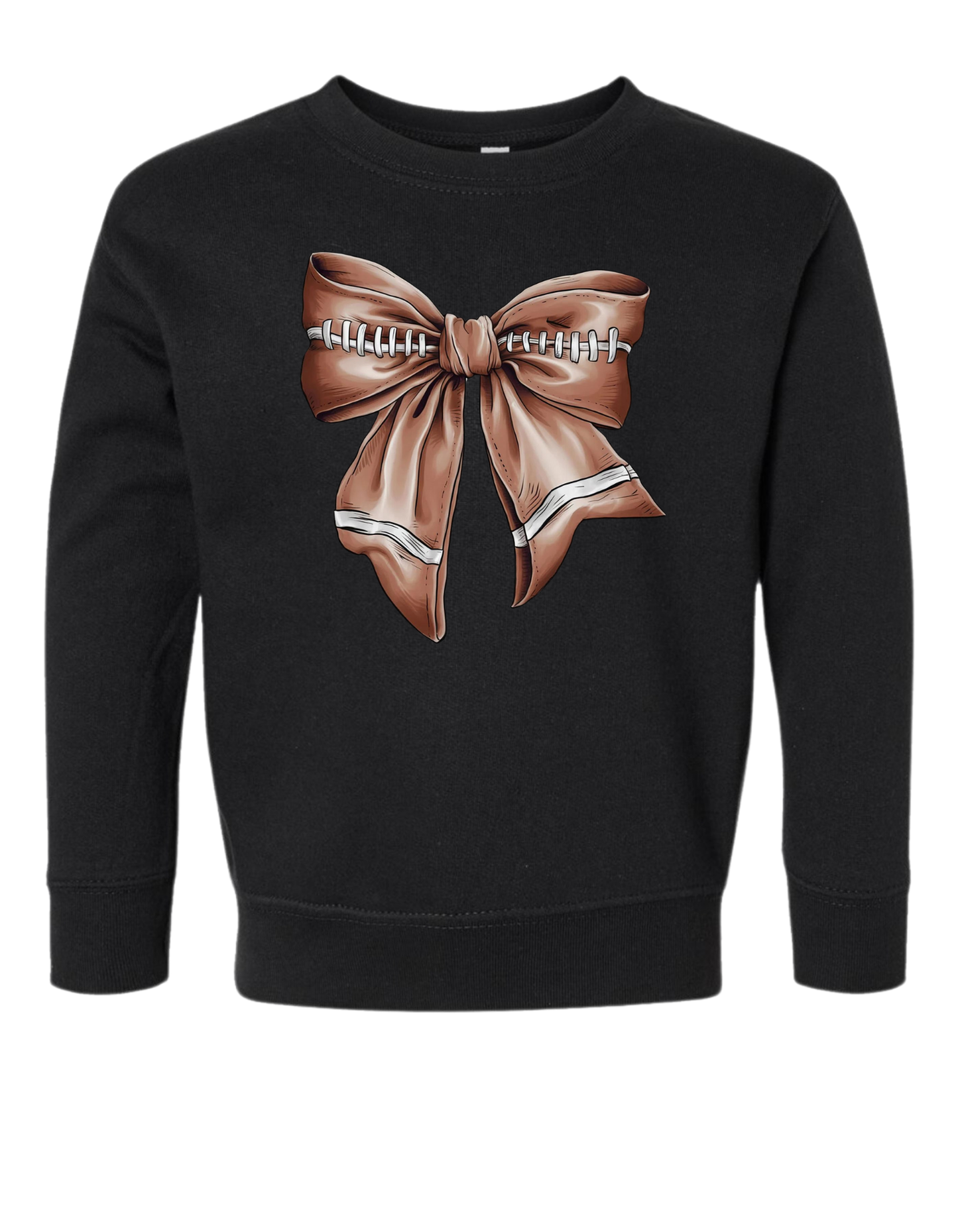 Football Bow Sweatshirt