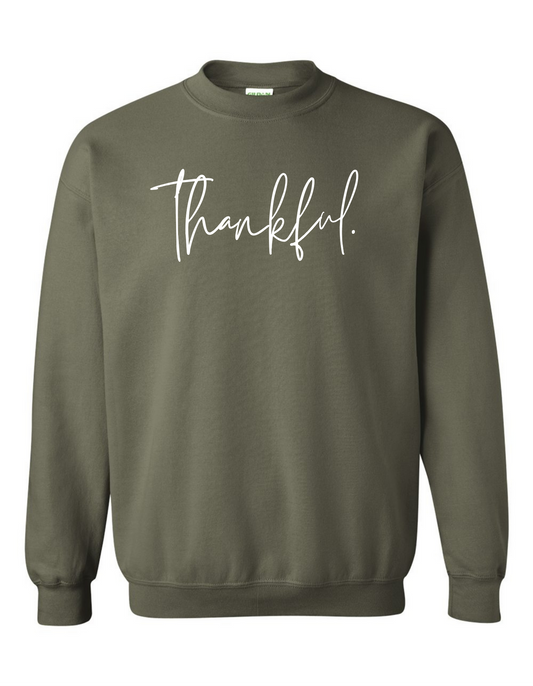 Simple Thankful Sweatshirt