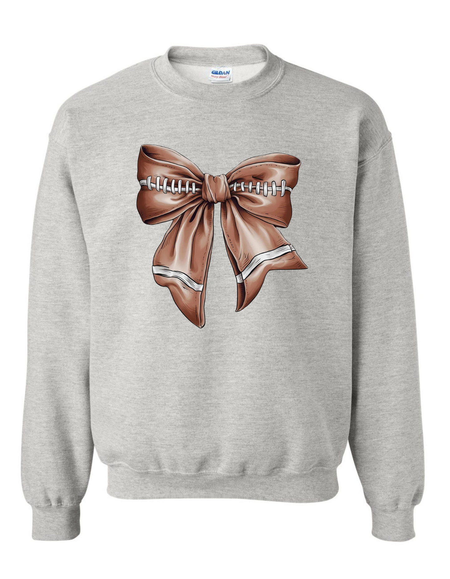 Football Bow Sweatshirt