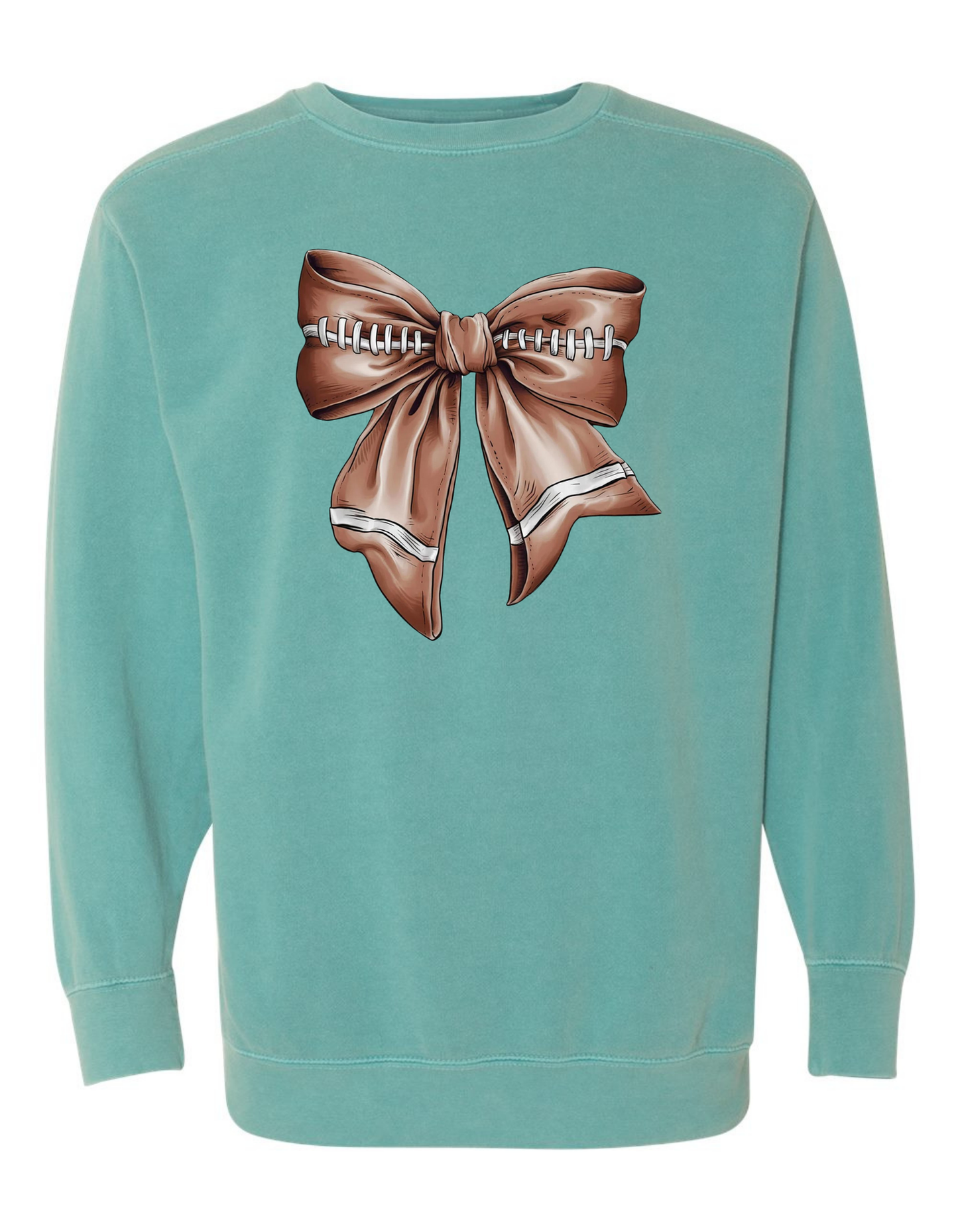 Football Bow Sweatshirt