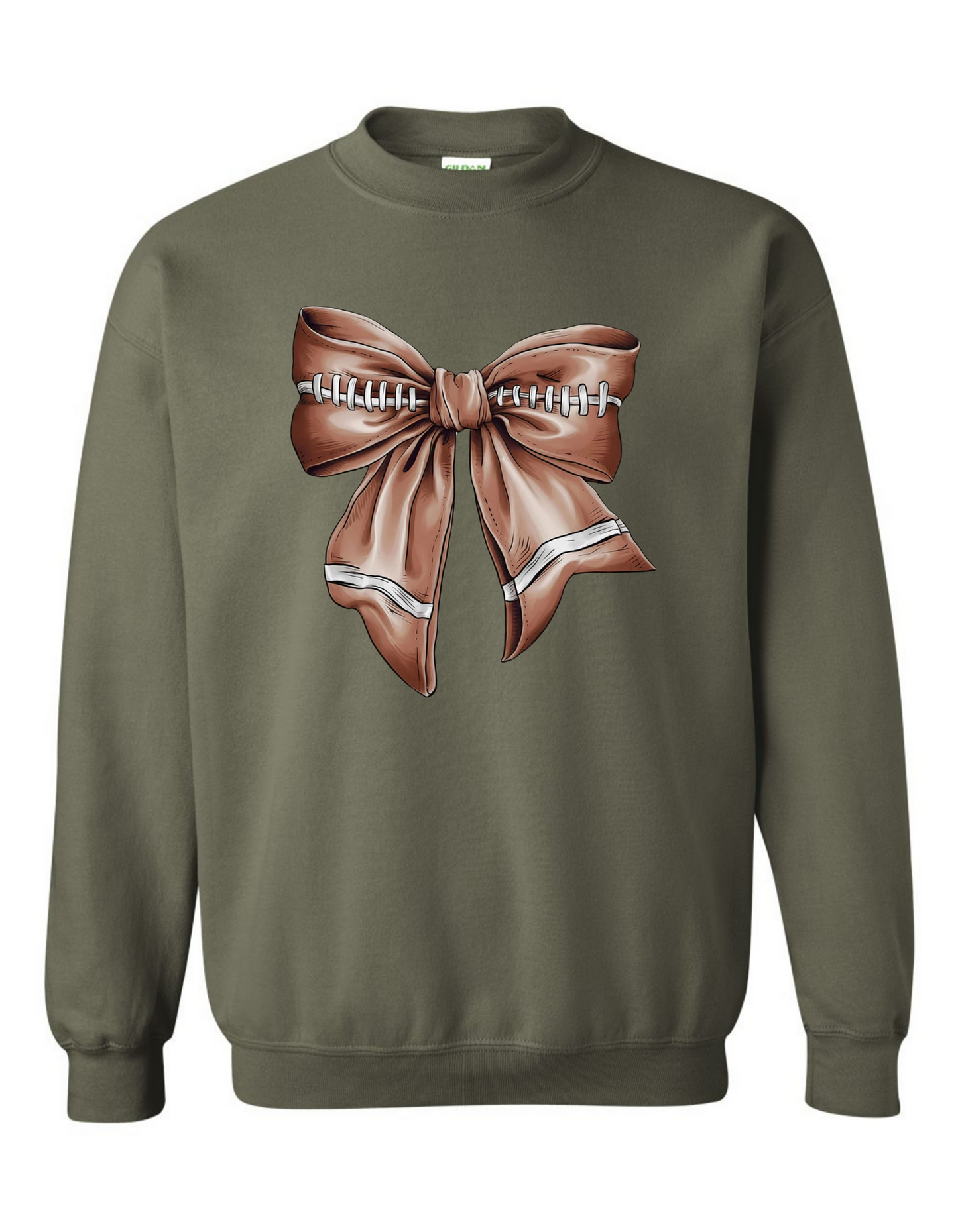 Football Bow Sweatshirt