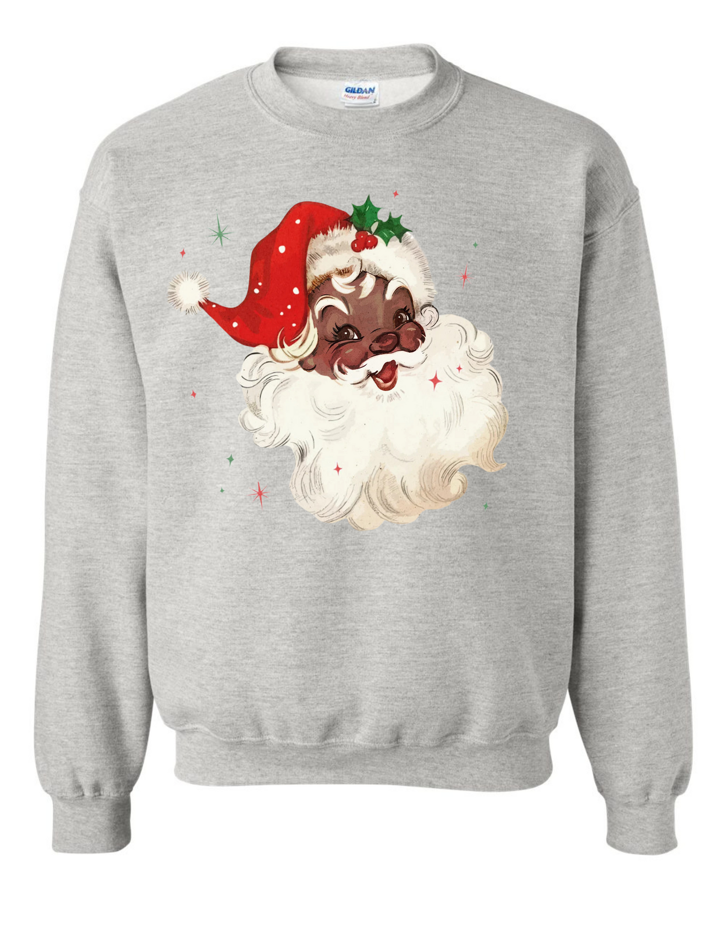 Brown Vintage Santa Sweatshirt