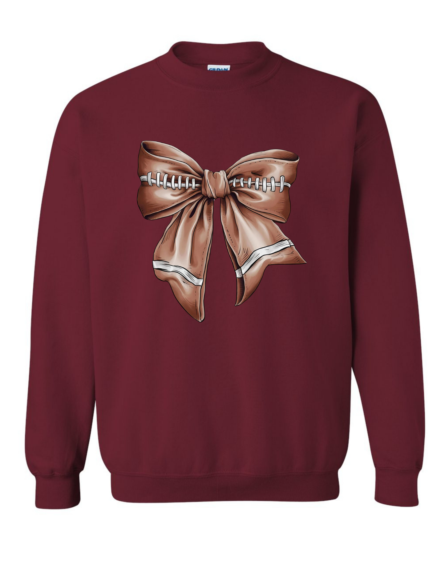 Football Bow Sweatshirt