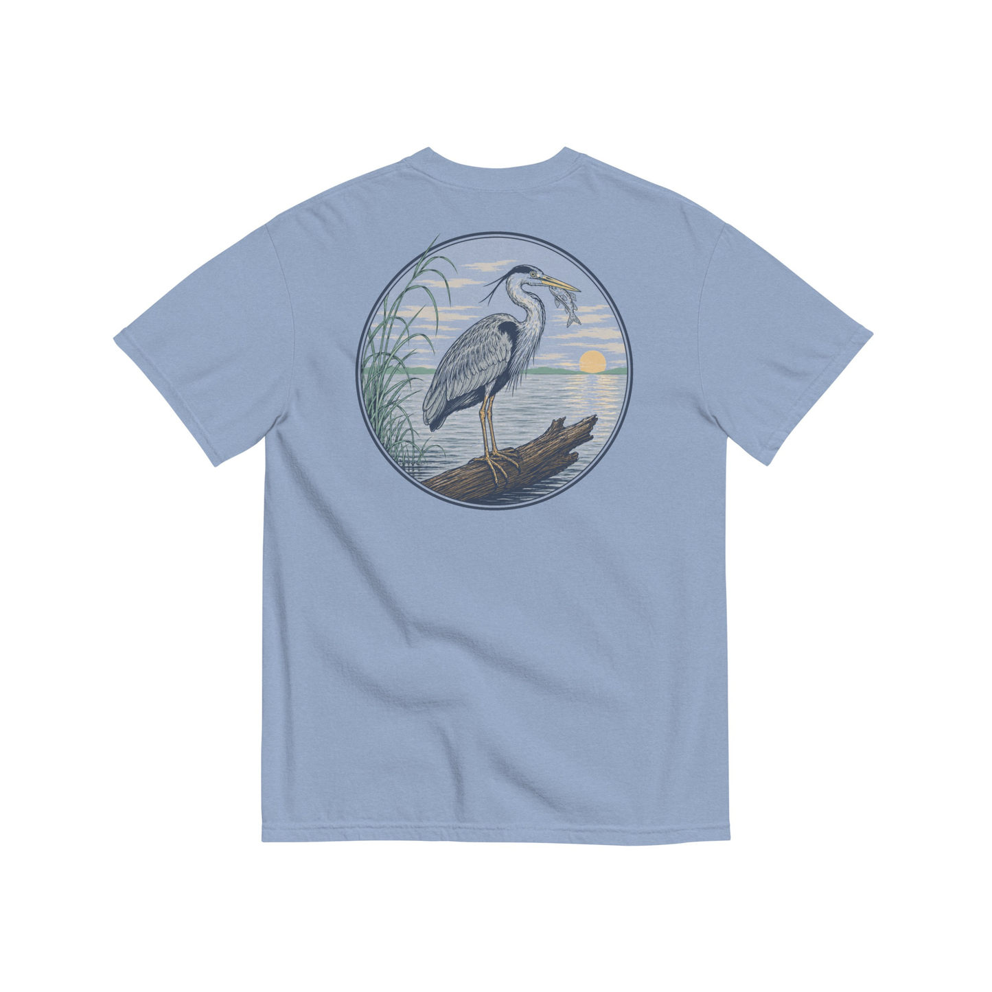 Coastal Heron Graphic Tee