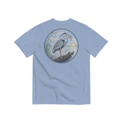 Coastal Heron Graphic Tee