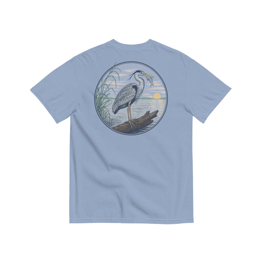 Coastal Heron Graphic Tee