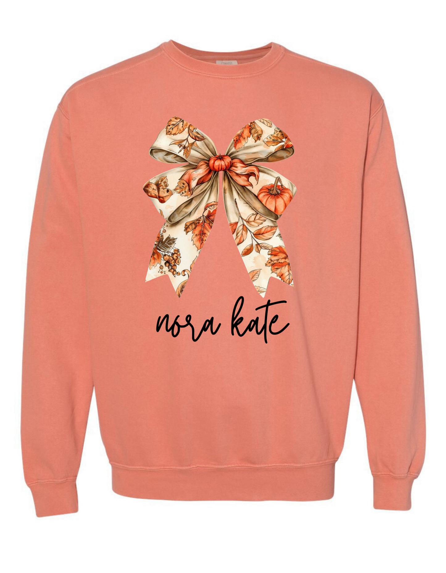 Fall Bow Comfort Color Tee (Sweatshirt available)